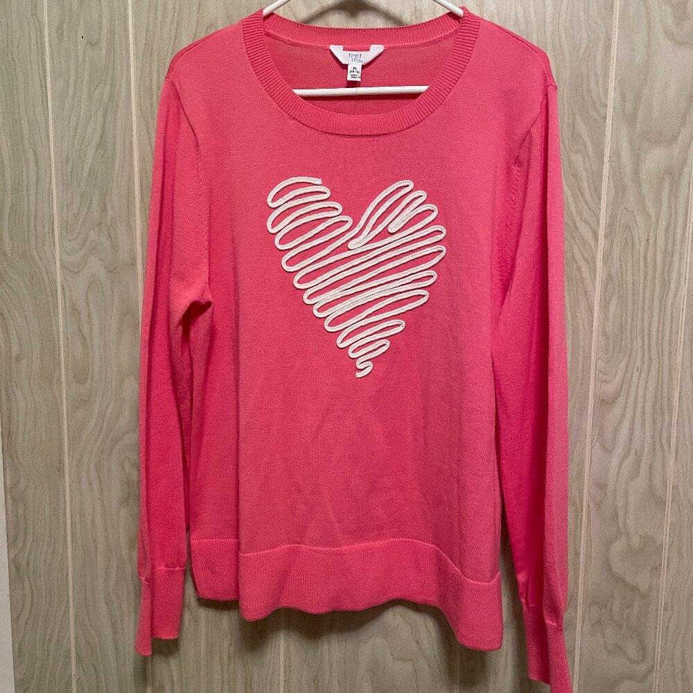 TIME AND TRU XL INTARSIA SWEATER NEW WITH TAGS 16-18 SIZE